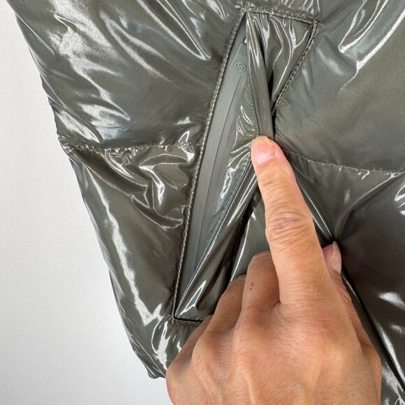 NWT G/FORE Circle G’s Coated Nylon Puffer Vest in Isle Green - Picture 6 of 11